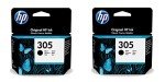 HP 305 Black Ink Multipack for DeskJet & Envy