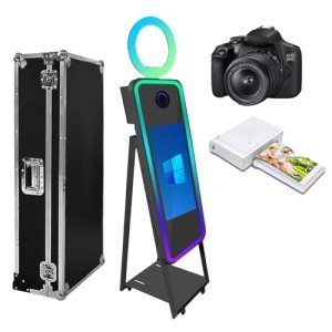 Portable 40" Magic Mirror Photo Booth with Touch Screen