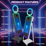 Portable 40" Magic Mirror Photo Booth with Touch Screen