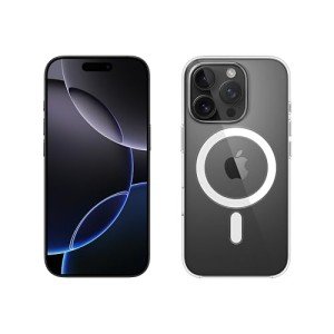 Apple iPhone 16 Pro 512GB - Black Titanium + Clear Case