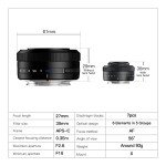 TTARTISAN 27mm F2.8 Auto Focus Lens for Fuji