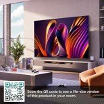 Hisense 100" 4K QLED Smart Gaming TV 100E7NQTUK