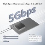 Yaeonku USB 3.0 & Type-C External Blu-ray Drive