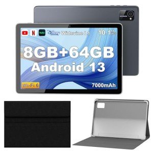 Tibuta 10-Inch Android 13 Tablet with Case
