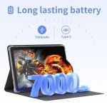 Tibuta 10-Inch Android 13 Tablet with Case