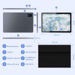 Tibuta 10-Inch Android 13 Tablet with Case