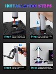 VCOM RGB Headphone Stand with 10 Light Modes, Gaming Controller Holder with 2 USB Ports, PC Gaming Accessories for Desk, Universal Organizer Headpsets/Xbox PS5 Controller Stand Gamer gifts