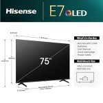 Hisense 75" 4K QLED Smart TV with Dolby Atmos