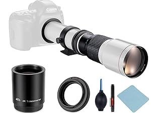 JINTU 500mm/1000mm f/8 Telephoto Lens Kit