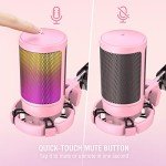 FIFINE A6T Pink USB Gaming Microphone Kit