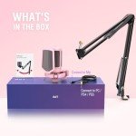 FIFINE A6T Pink USB Gaming Microphone Kit