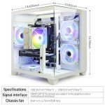 Intel i5 Gaming PC with RTX 3050 and 32GB RAM