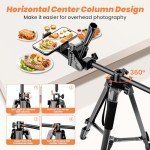 Nineigh 75'' Lightweight Tripod for Cameras & Smartphones