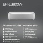 Epson EH-LS800W 4K Android TV Short Throw Projector