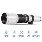 JINTU 500mm/1000mm f/8 Telephoto Lens Kit