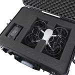 MEIJIA Large Hard Camera Case with Foam Insert