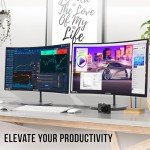 Kado Dual 24" Curved Monitors 75Hz with Speakers