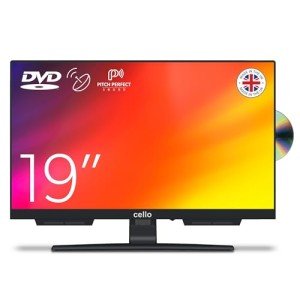 19" LED Frameless TV with Built-in DVD & Freeview