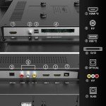 Tees 43" 4K QLED Smart TV with Tizen OS