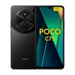 Xiaomi POCO C75 4G Smartphone, 6GB+128GB, Black