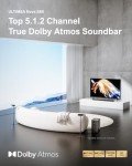 ULTIMEA 5.1.2 Dolby Atmos Soundbar with Subwoofer