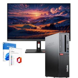 Lenovo Core i5 Desktop PC with 27" Monitor
