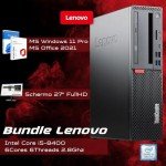 Lenovo Core i5 Desktop PC with 27" Monitor