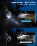 ieGeek 2K Outdoor PTZ Security Camera with Night Vision
