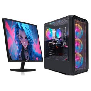 STGsivir Gaming PC Bundle with 22” Monitor