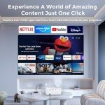 Smart 4K WiFi Bluetooth Projector for Home Cinema