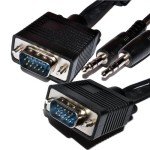 Kenable 3m VGA/SVGA Video Cable with Audio Jack