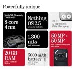 Nothing Phone (2a) 12GB + 256GB - Unlocked Black