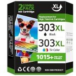 High Yield Ink Cartridges for HP 303 - 2-Pack