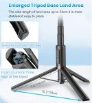 TONEOF 67" Selfie Stick Tripod with Remote