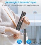 TONEOF 67" Selfie Stick Tripod with Remote