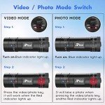 Riiai 1080P Waterproof Helmet Action Camera with 32GB SD Card