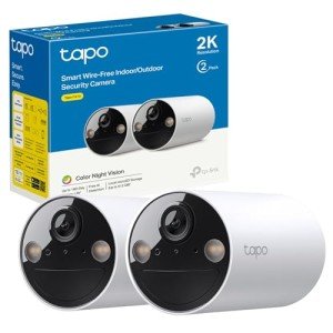 Tapo C410 2-Pack 2K Wireless Security Cameras