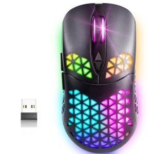 WolfLawS KM-3 Rechargeable RGB Wireless Gaming Mouse