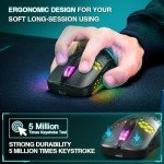 WolfLawS KM-3 Rechargeable RGB Wireless Gaming Mouse