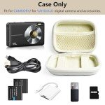 Digital Camera Case for Compact Cameras - White