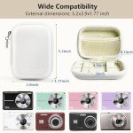 Digital Camera Case for Compact Cameras - White