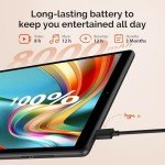 FLYCOAY 10" Android 14 Tablet with Keyboard & Mouse