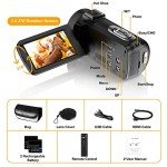 FHD 1080P Vlogging Camcorder with Night Vision