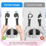 Quest 3S Controller Handle Attachments for VR Gaming