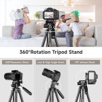 JOILCAN 68" Lightweight Tripod for iPad and Phone