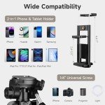 JOILCAN 68" Lightweight Tripod for iPad and Phone