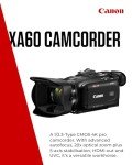 Canon XA60 4K Video Camcorder with 20x Zoom