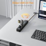 iDsonix 7 Port USB 3.0 Hub with 3.3ft Cable