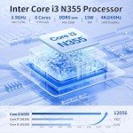 MNBOXCONET N355 Mini PC with Triple Display