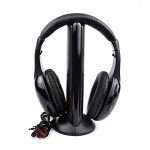 Market&YCY 5-in-1 Wireless Hi-Fi Headphones (Black)